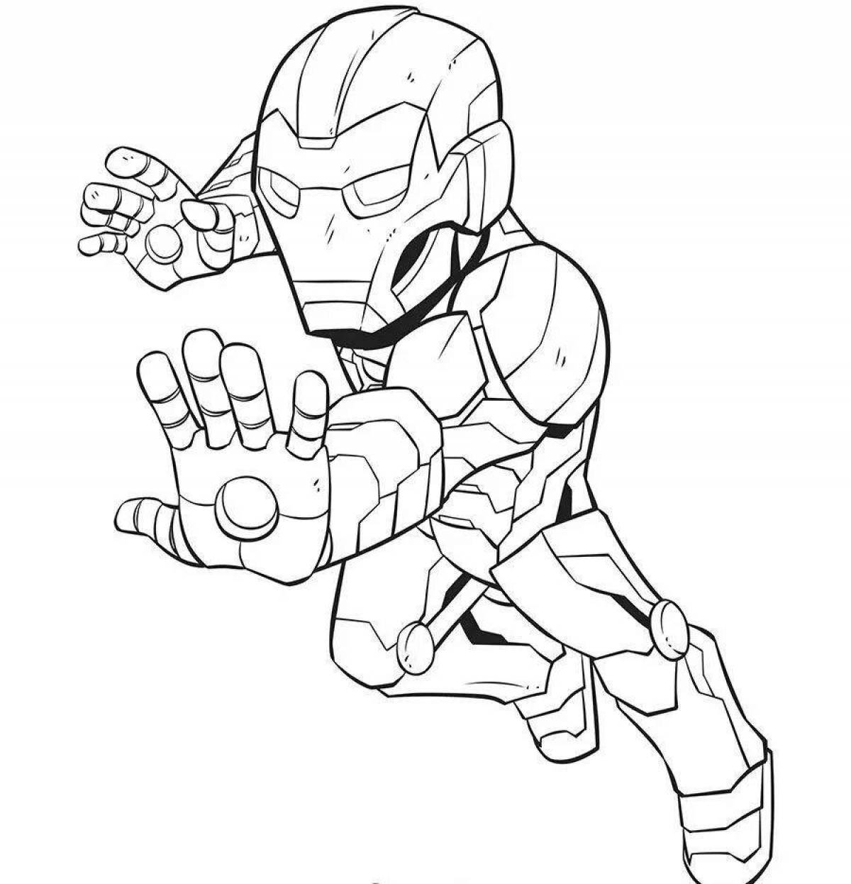 Marvel iron man phenomenal coloring