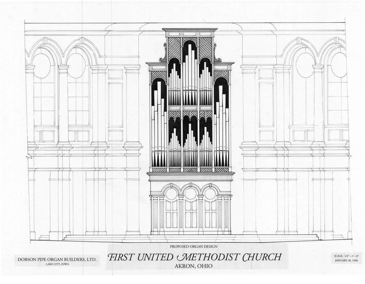 Colourful organ musical instrument coloring page