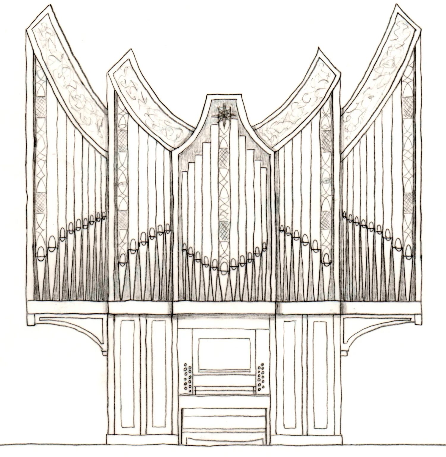 Organ musical instrument #6