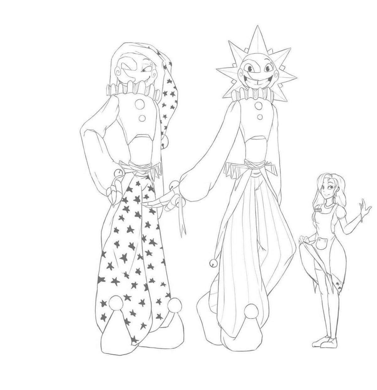 Great coloring moondrop and sanddrop