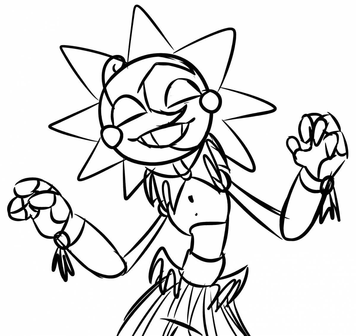 Delightful moondrop and sanddrop coloring