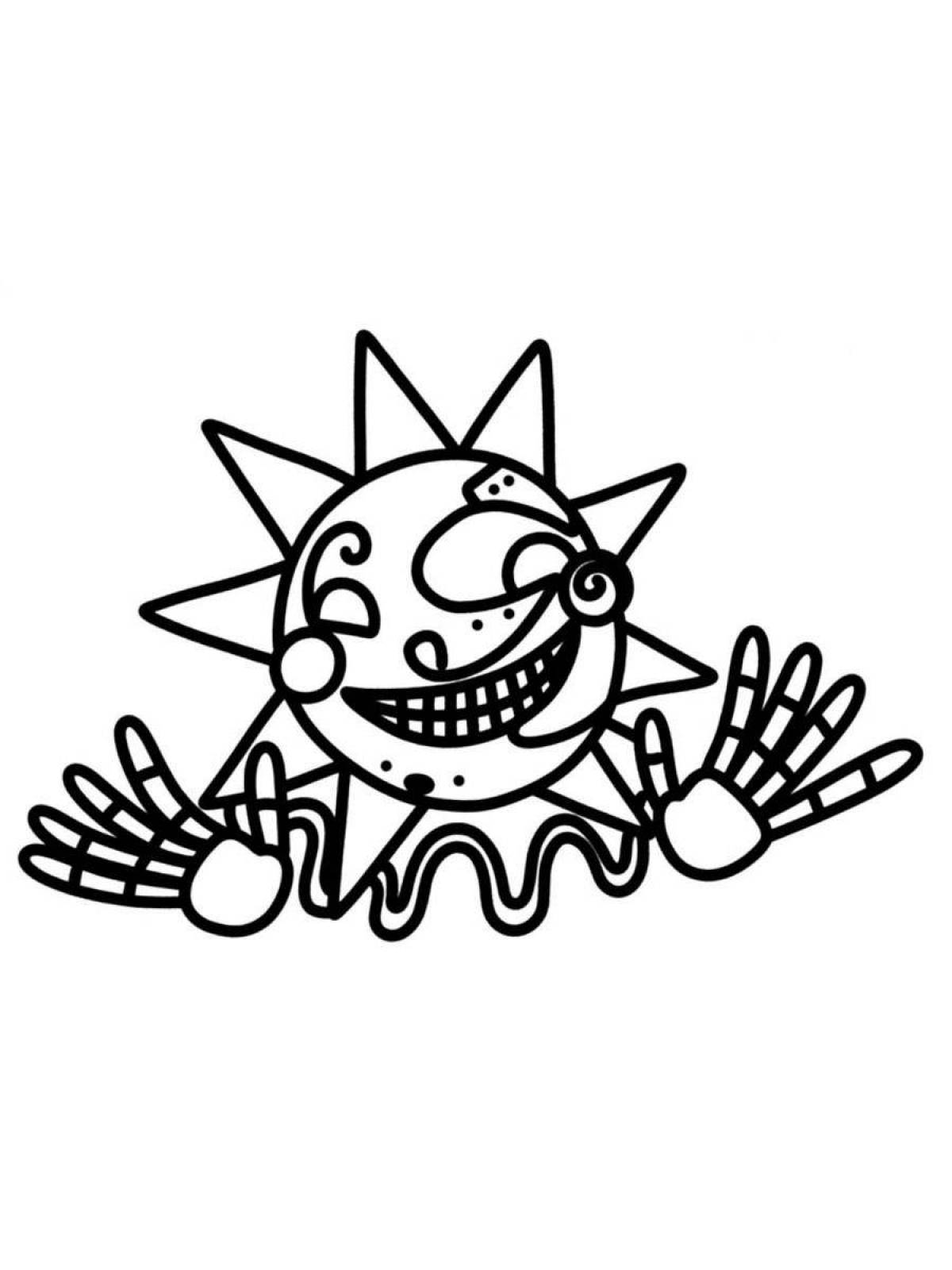 Violent moondrop and sanddrop coloring