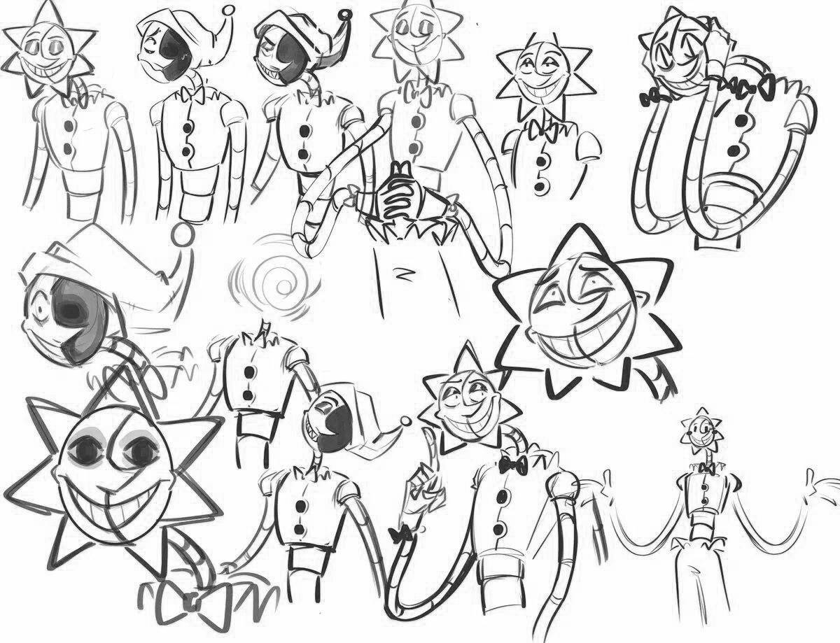 Joyful moondrop and sanddrop coloring