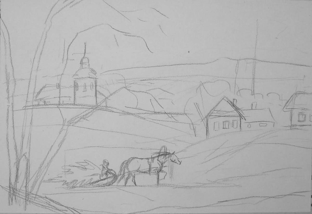 Photo Chic winter evening Pushkin coloring