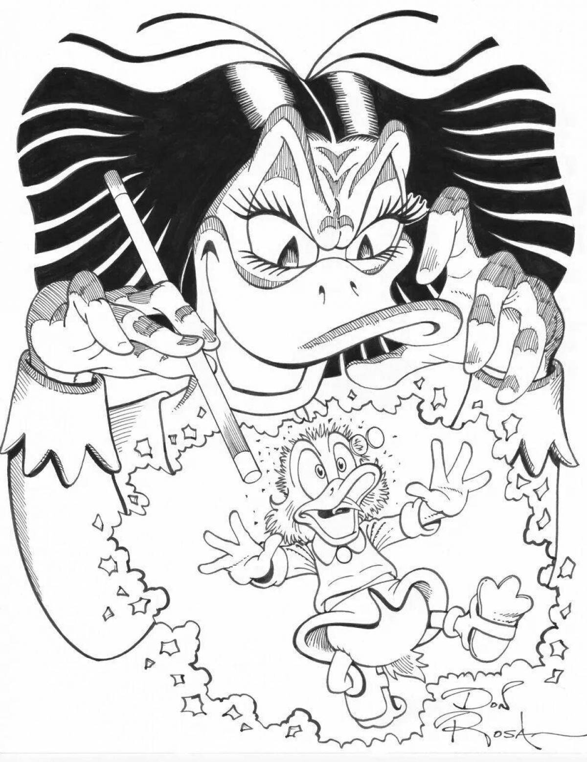 Playful ducktales 2017 coloring page