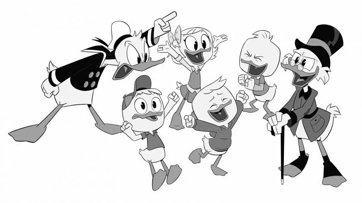 Adorable DuckTales 2017 coloring book