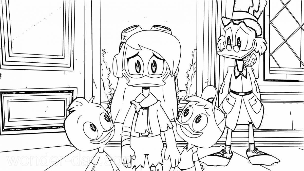 Gorgeous DuckTales 2017 coloring book