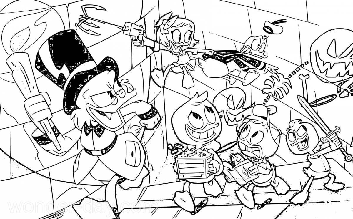 Living ducktales 2017 coloring book