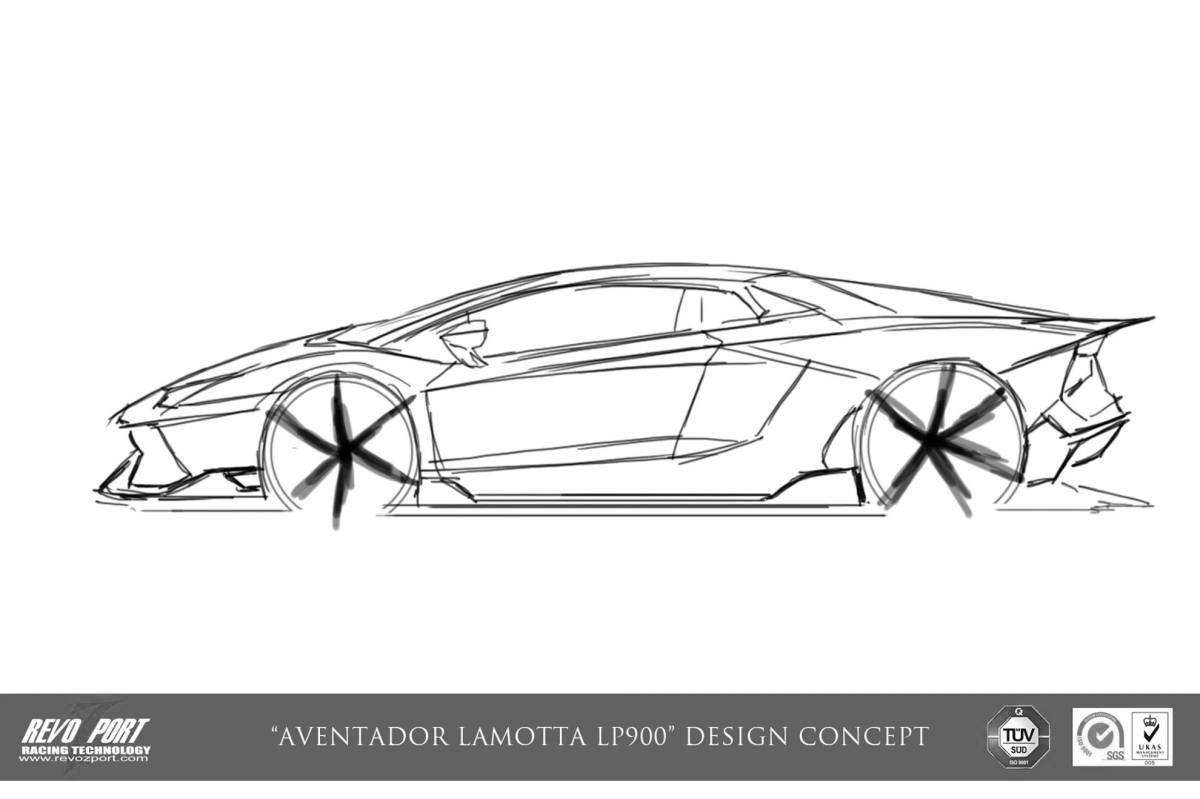 Раскраски ламборгини хуракан перфоманте