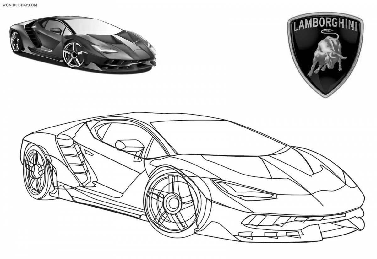 Раскраски ламборгини хуракан перфоманте