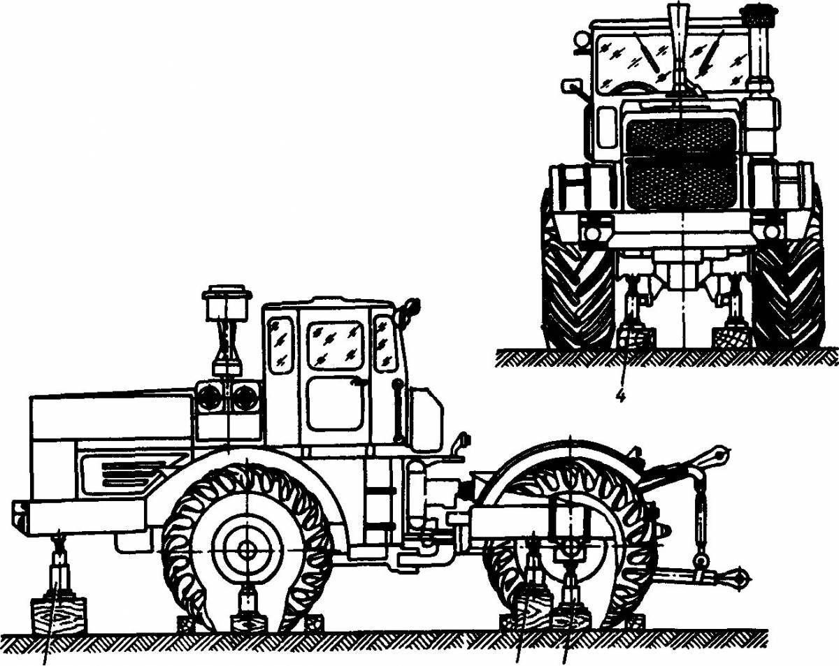 Рисовать трактор к 700