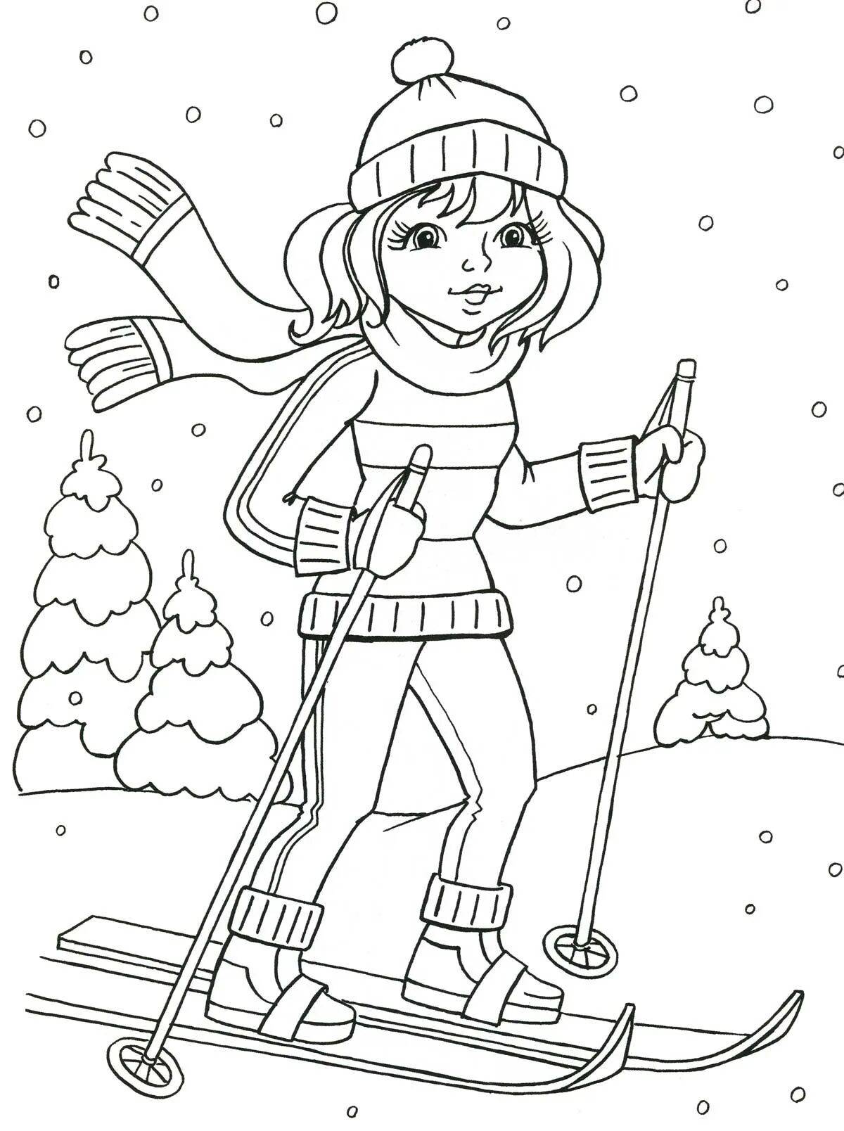 Kids skier #8