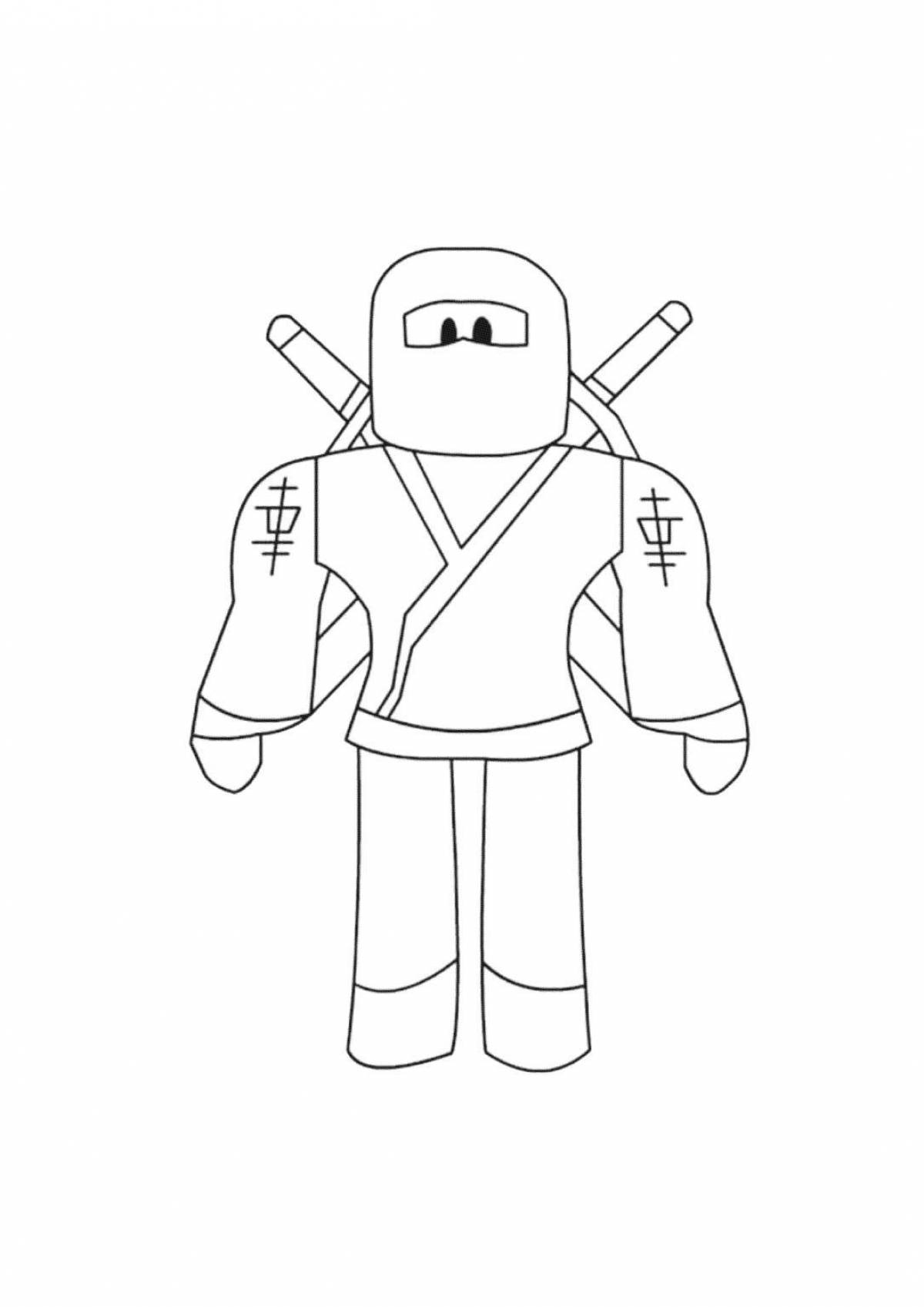 Roblox coloring pages for men