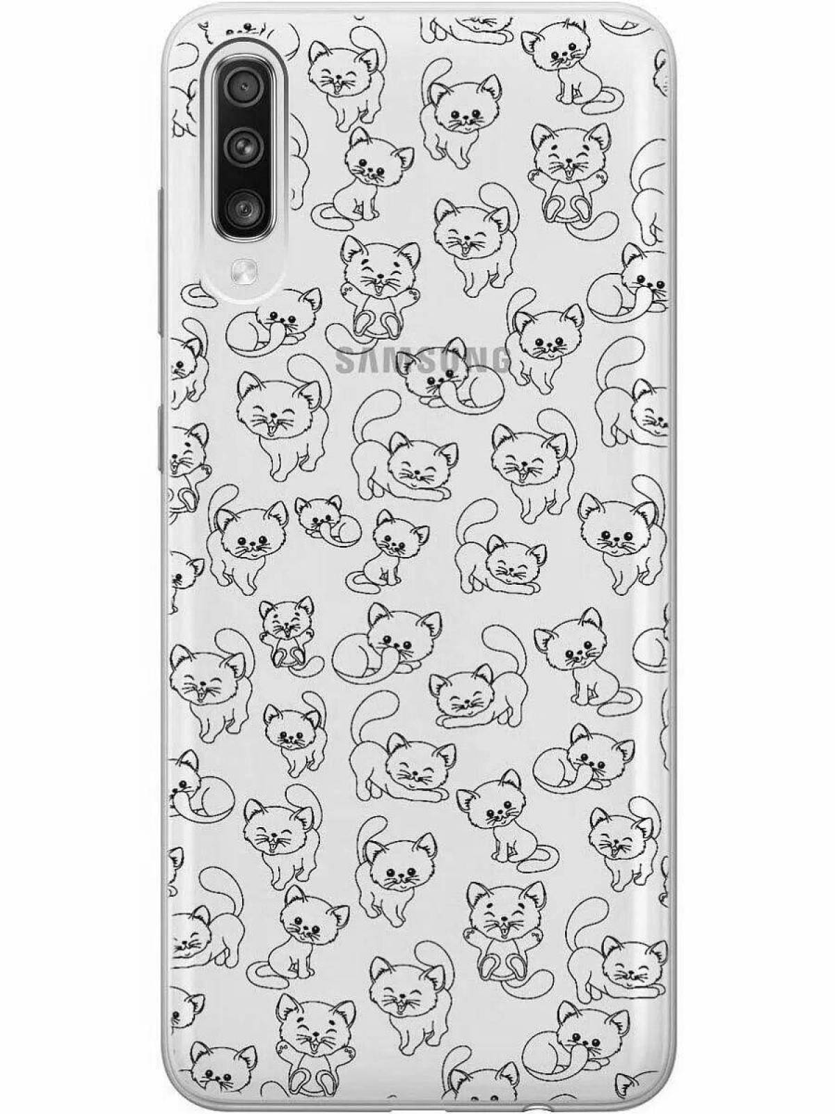 Photo Coloring page of unique iphone case