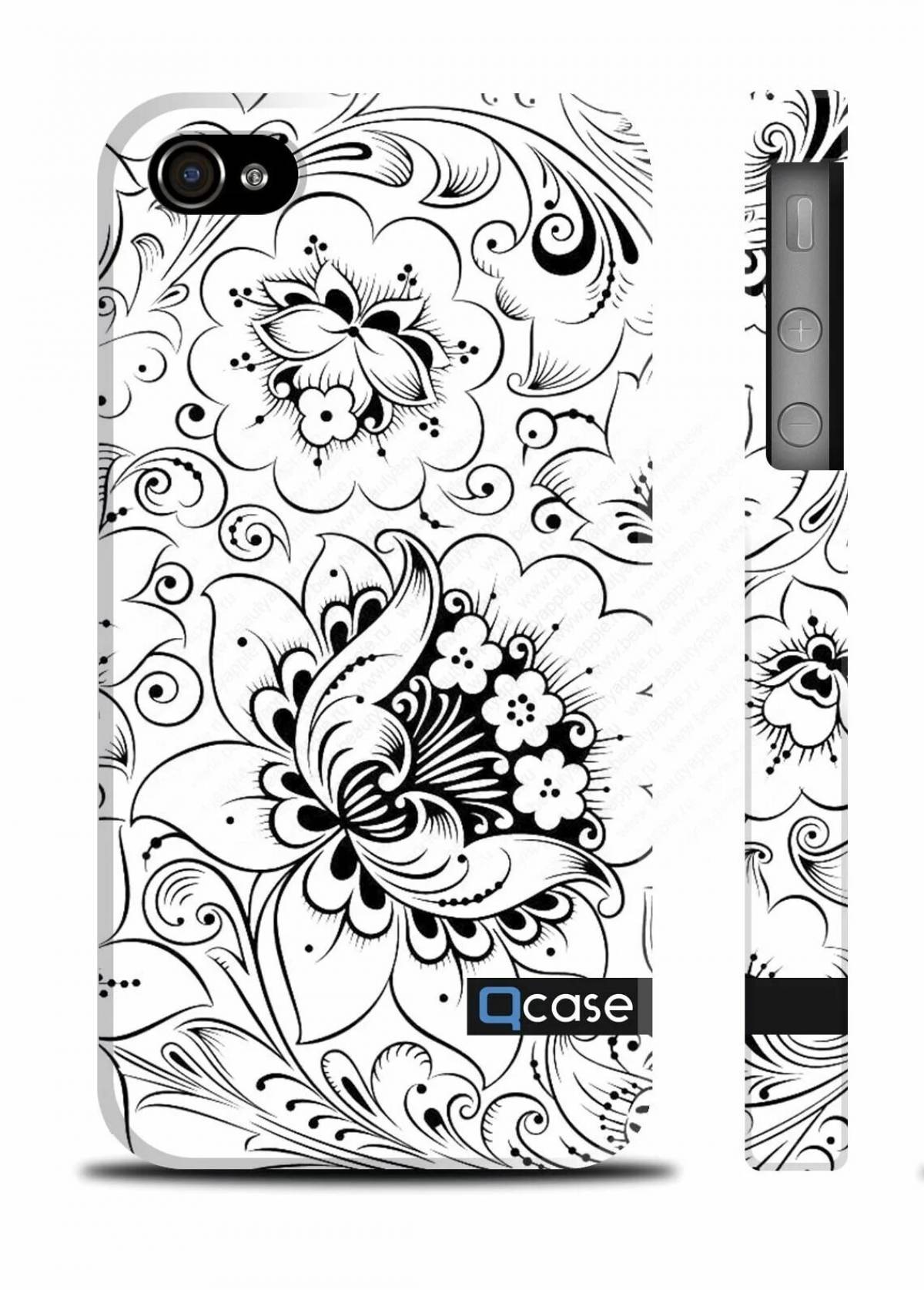 Coloured wonderful case for iphone coloring