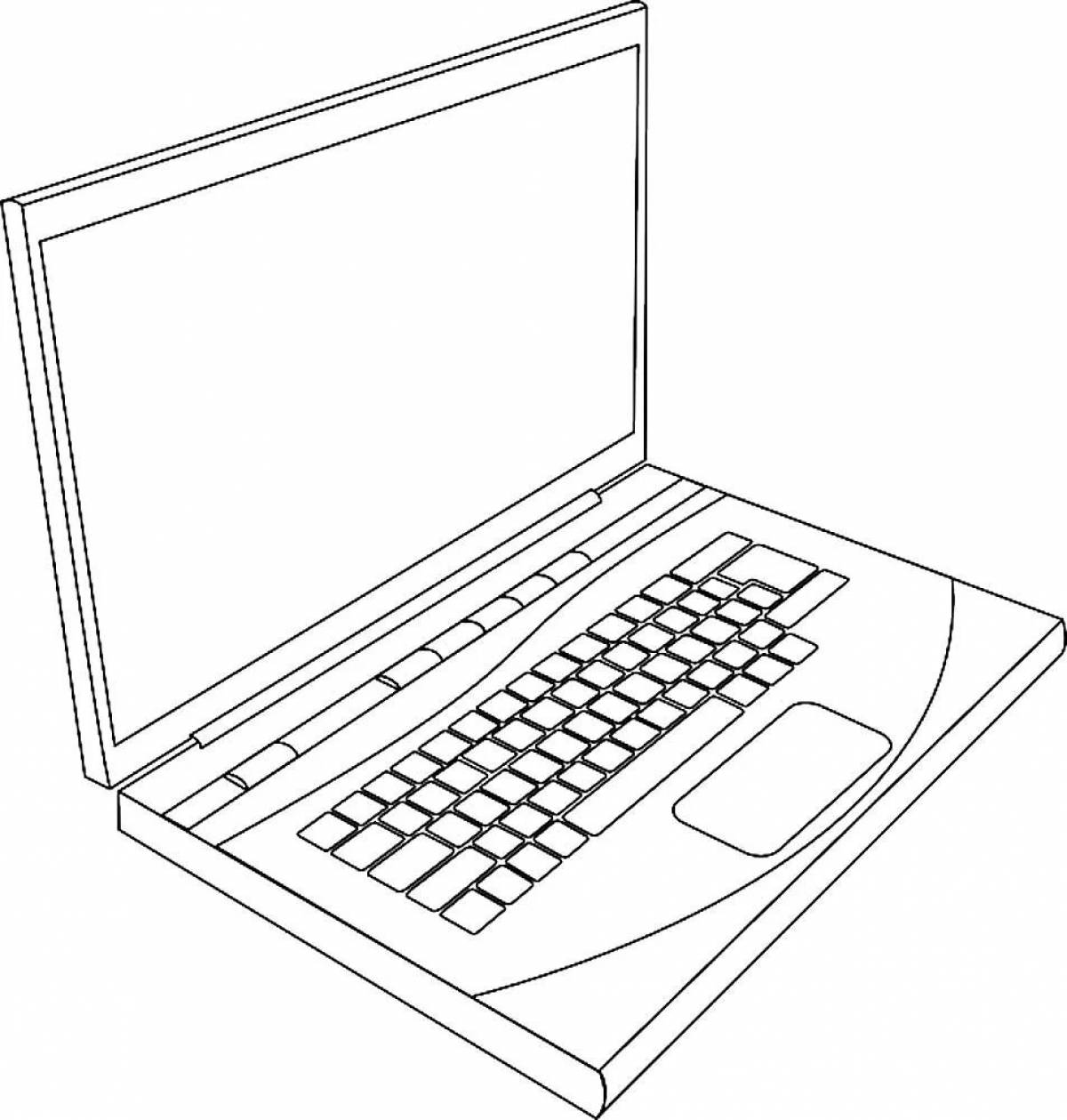Coloring book for computer and phone