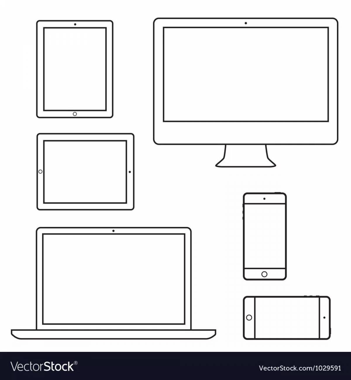 Великолепная цветная раскраска для компьютера и телефона