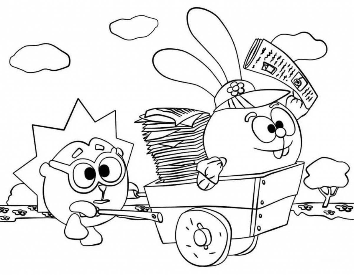 Magic coloring baby crumb