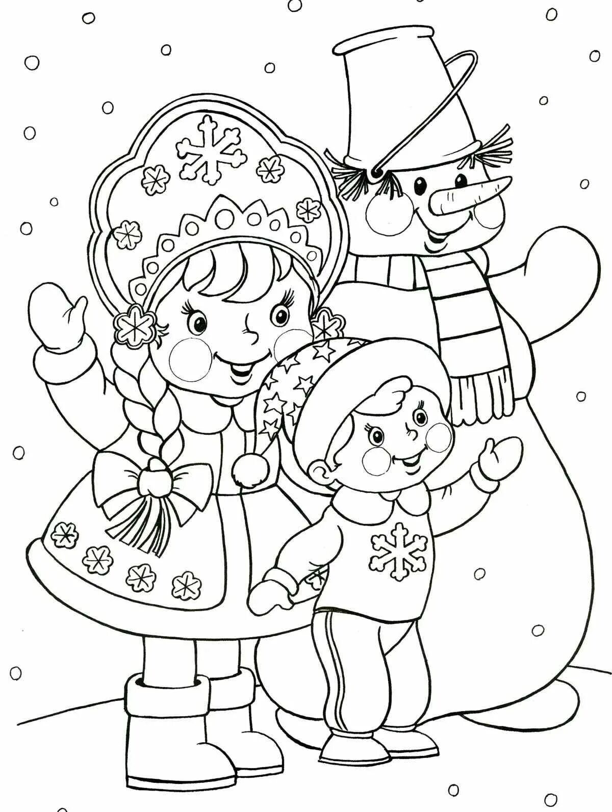 Children's Christmas drawing #1
