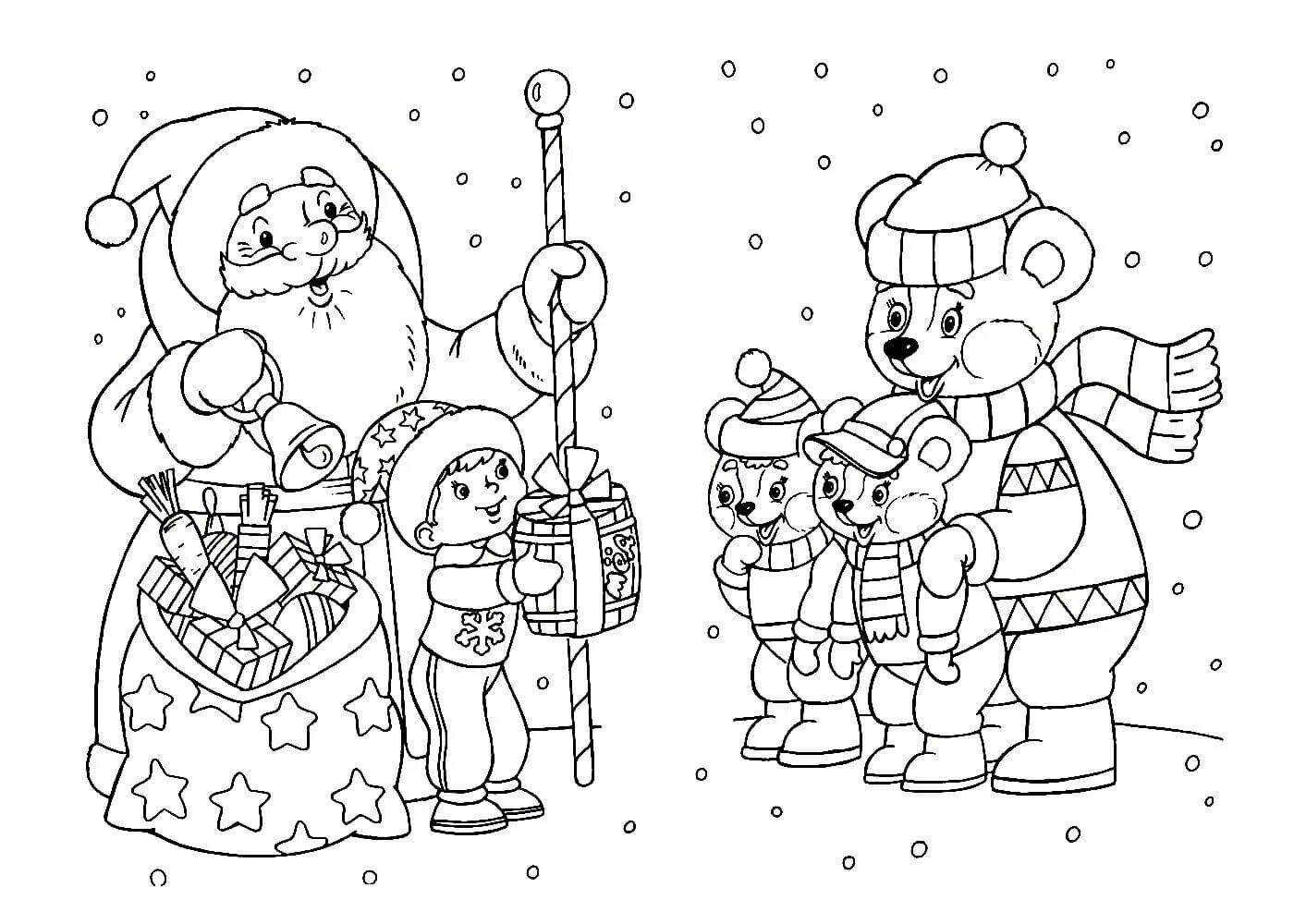 Children's Christmas drawing #3