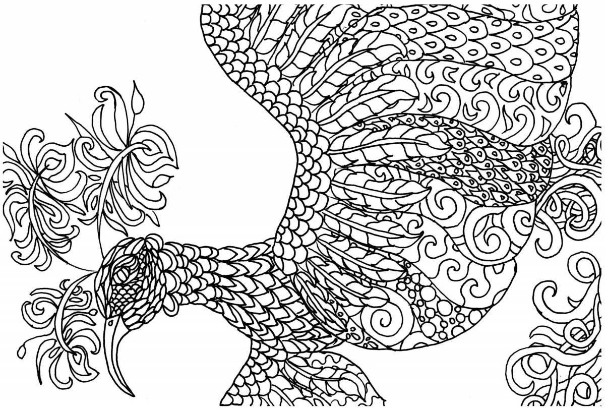 Soothing anti-stress coloring grade 4