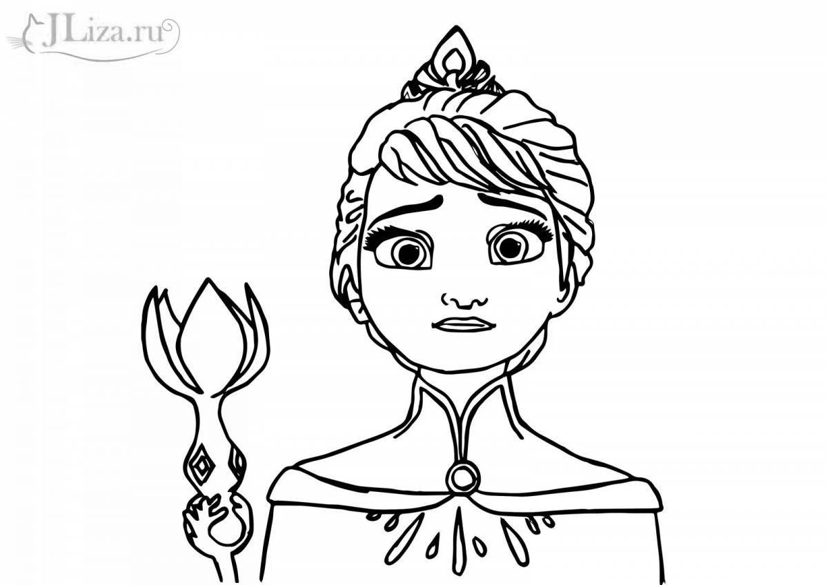 Beautiful coloring pages of princesses all together