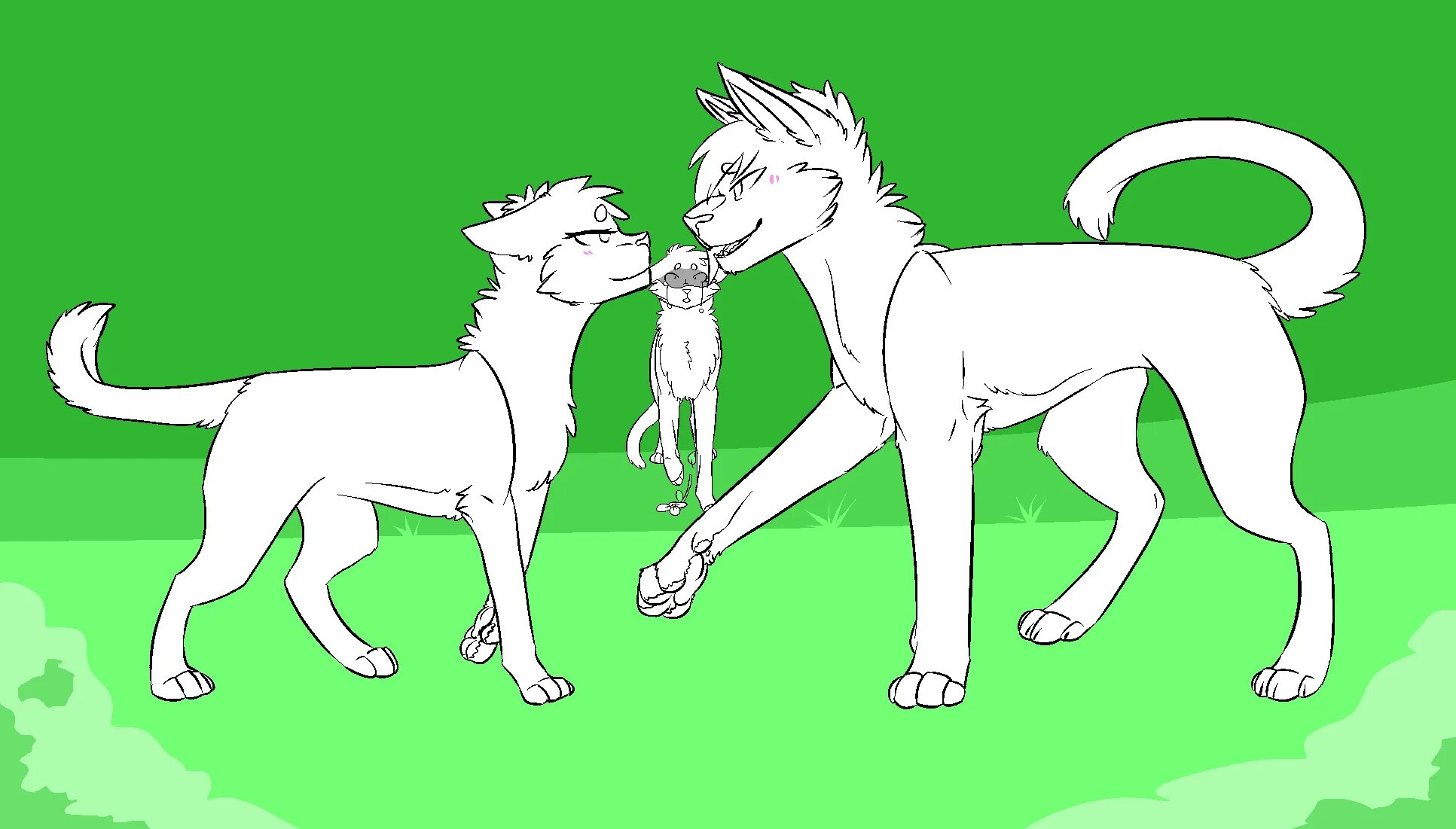 Раскраска Захватывающая раскраска коты-воины смерти