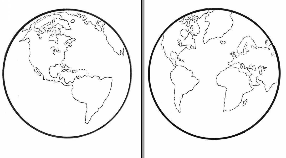 Terrific planet earth coloring book