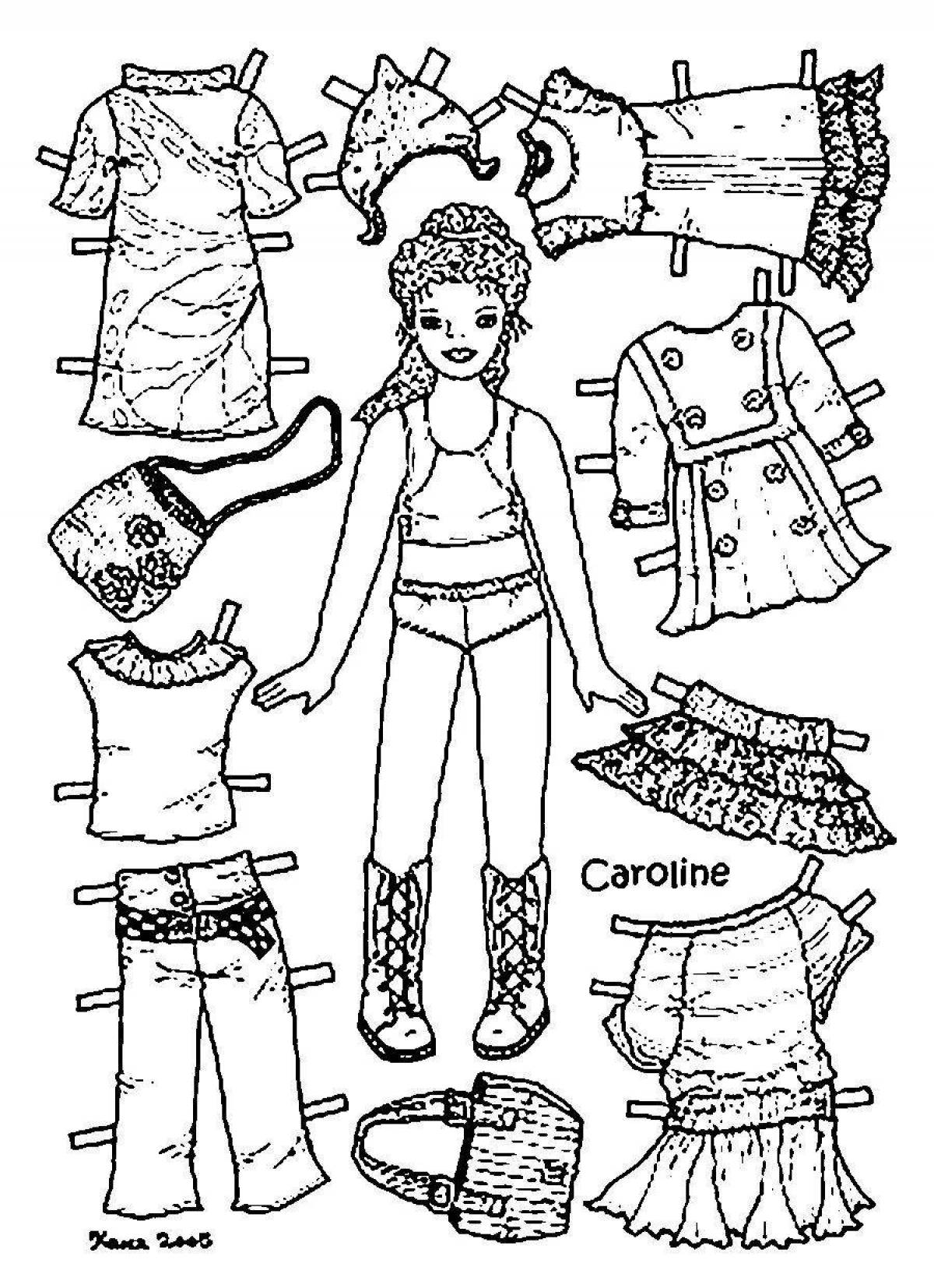 Glamorous coloring pages animals in clothes