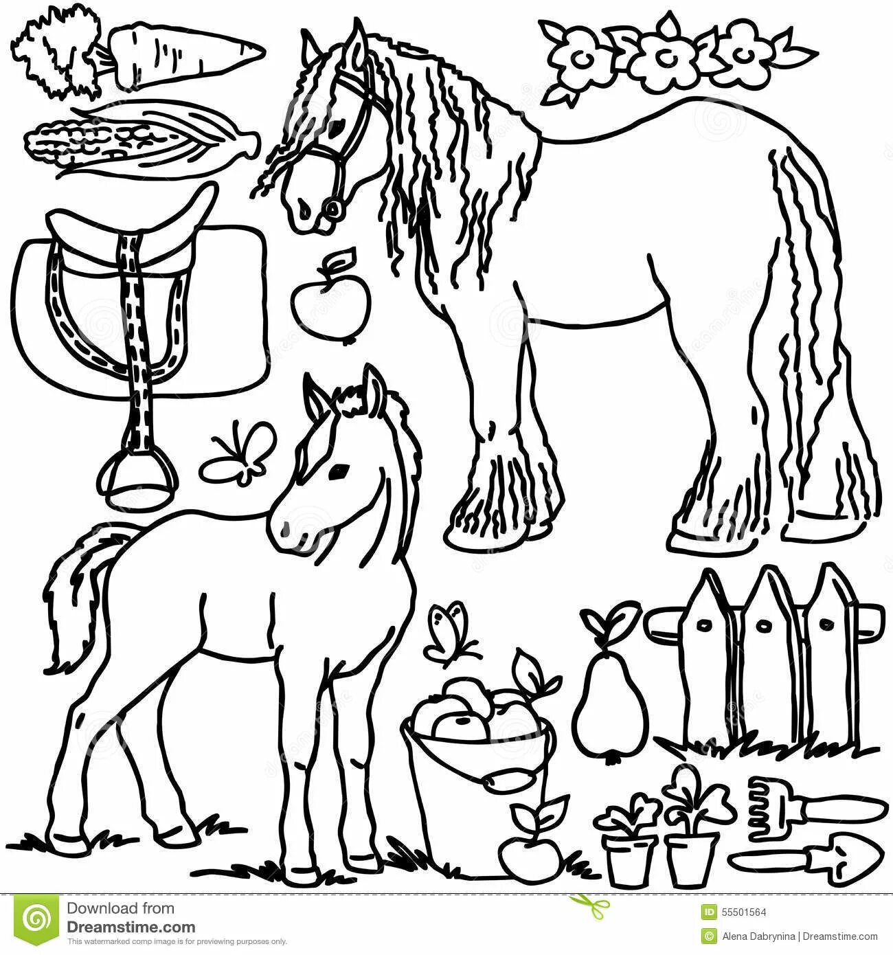 Dazzling animal coloring pages with clothes