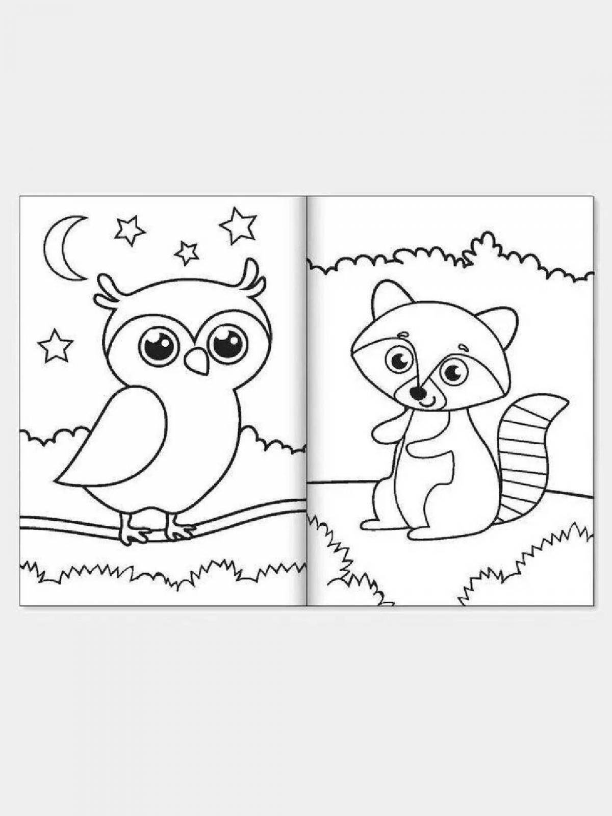 Cute coloring book for kids a5
