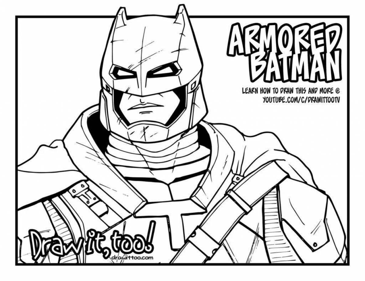 Generous Ace Superhero Coloring Page
