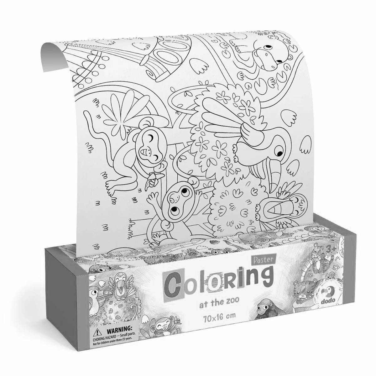 Colourful coloring for children