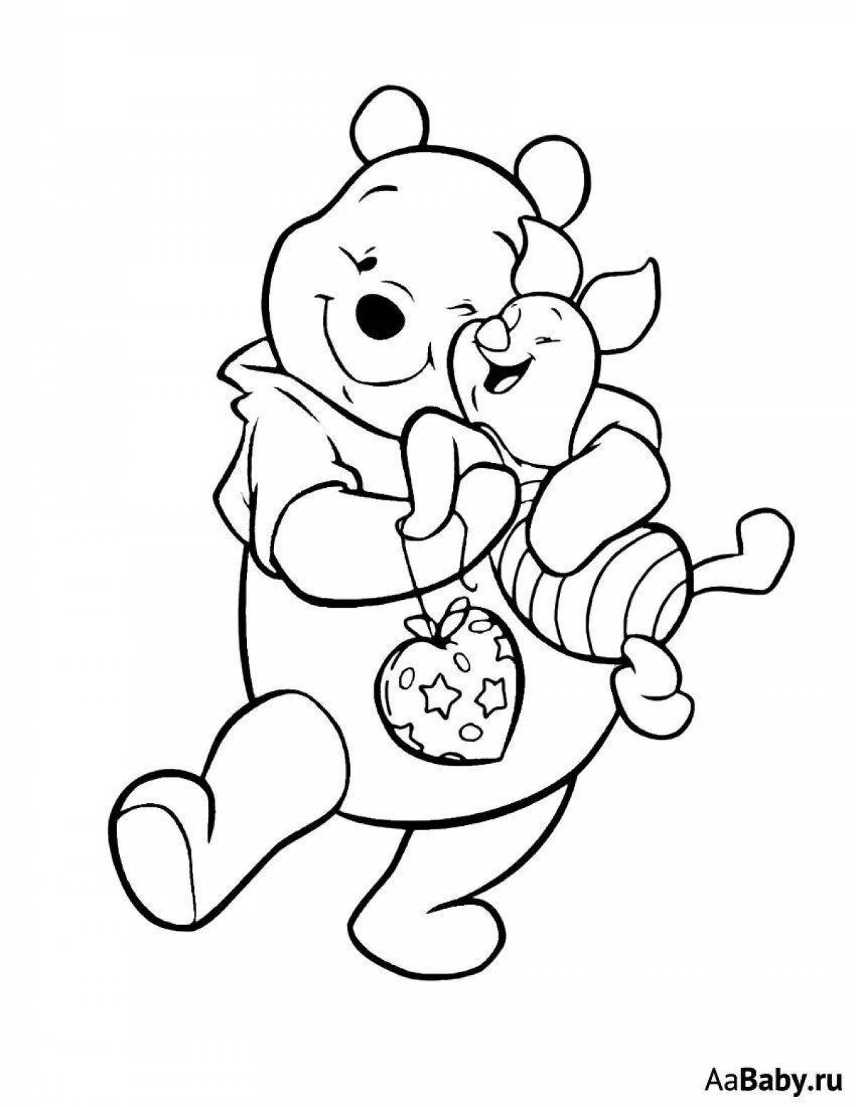 Charming coloring soyuzcartoon winnie the pooh