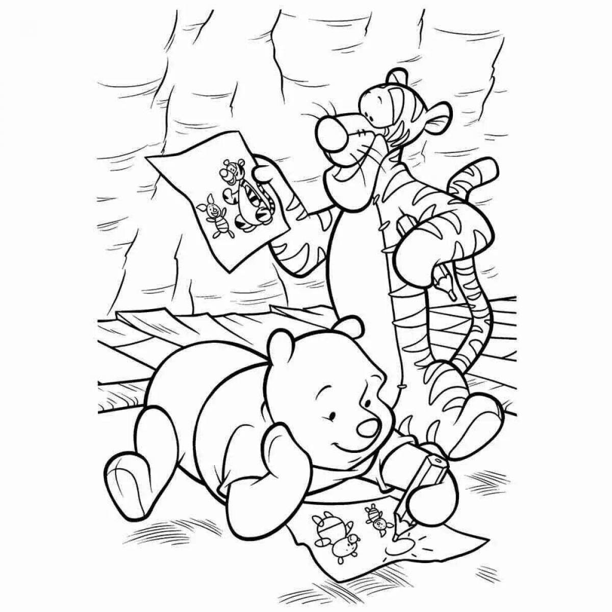 Perfect coloring page unioncartoon winnie the pooh