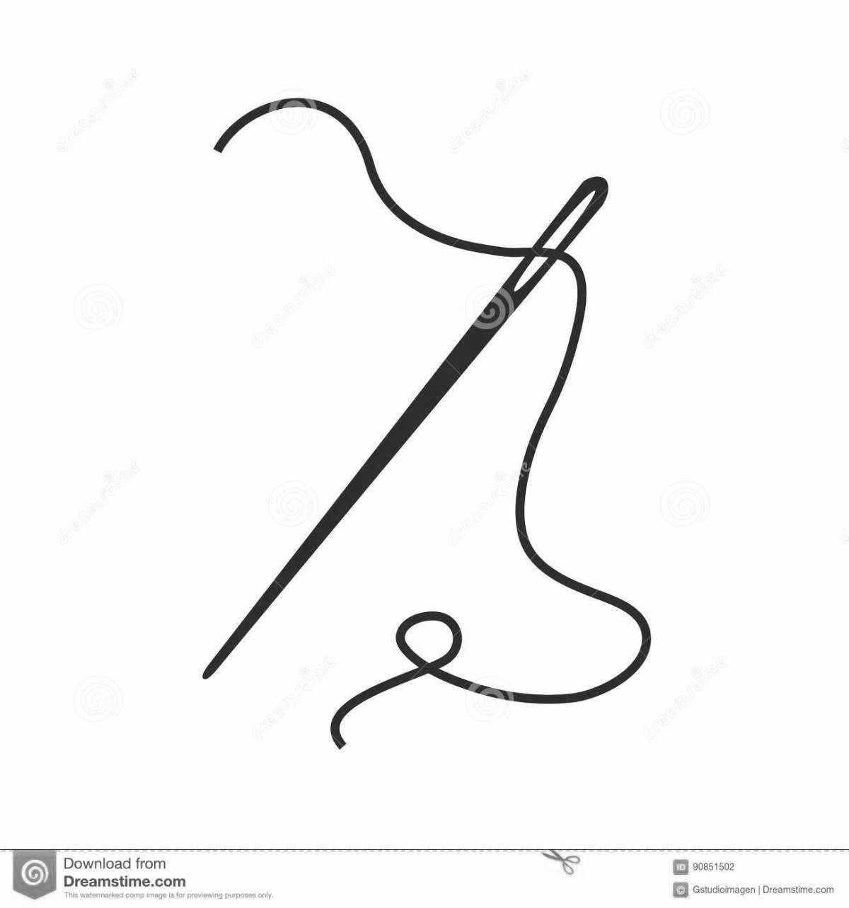 Увлекательная раскраска игл для малышей