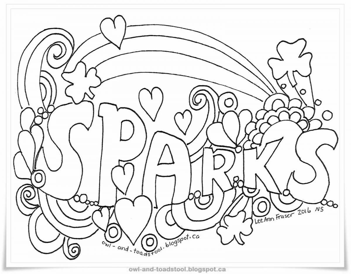 Colorful children's indie illustration