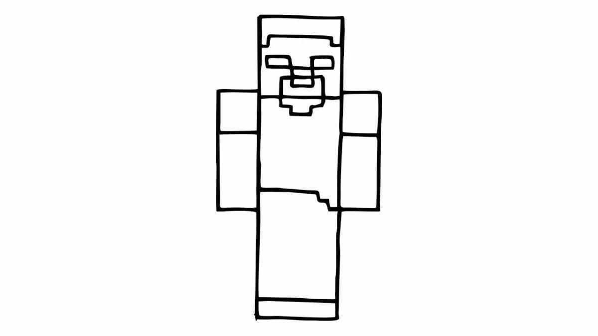 Charming coloring skin compote minecraft