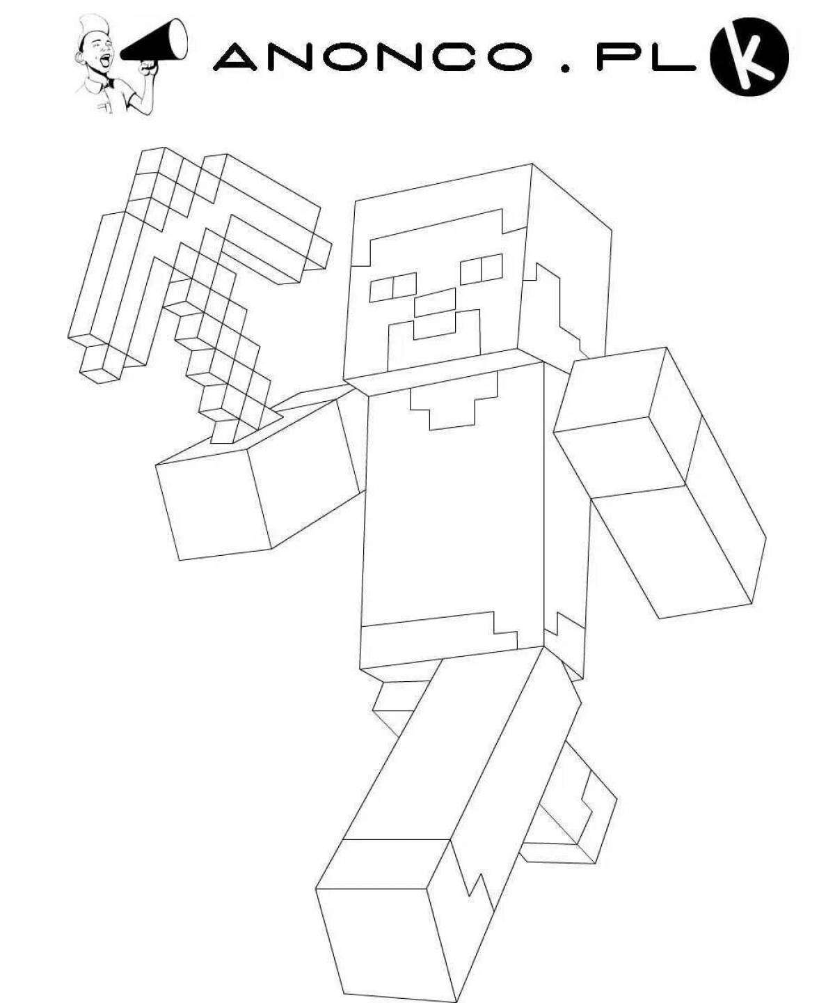 Smart coloring skin compote minecraft