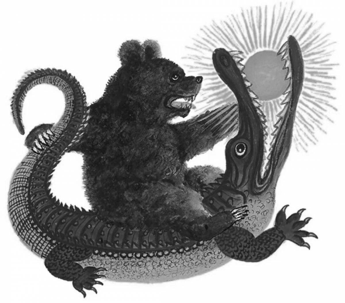 Coloring glorious Chukovsky 