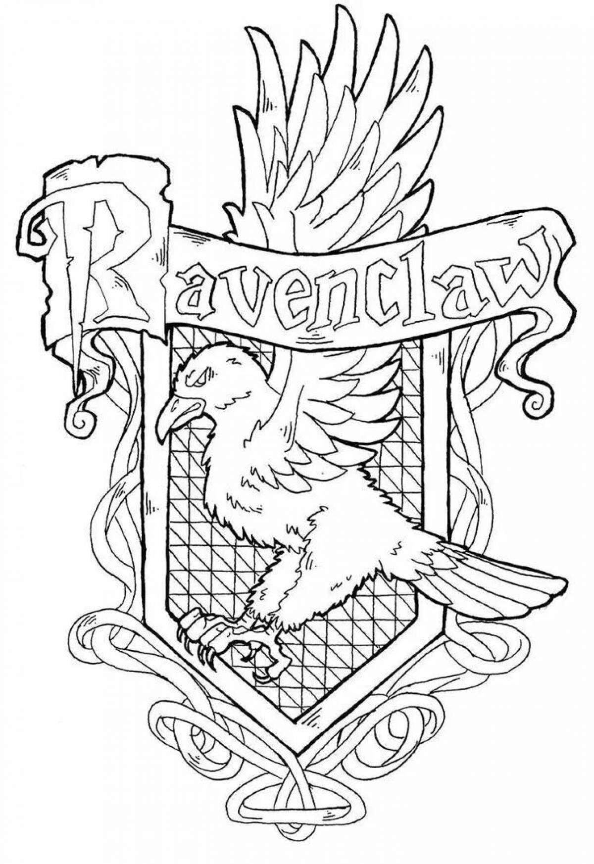 Lucky Slytherin coloring pages