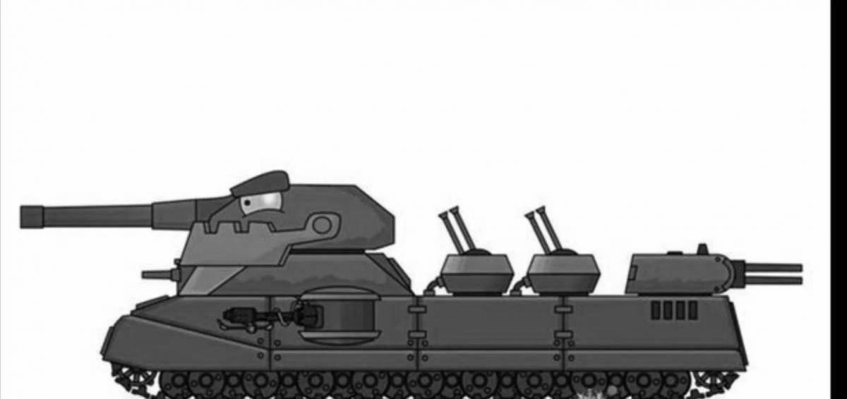 Грандиозная раскраска ratte tank gerand