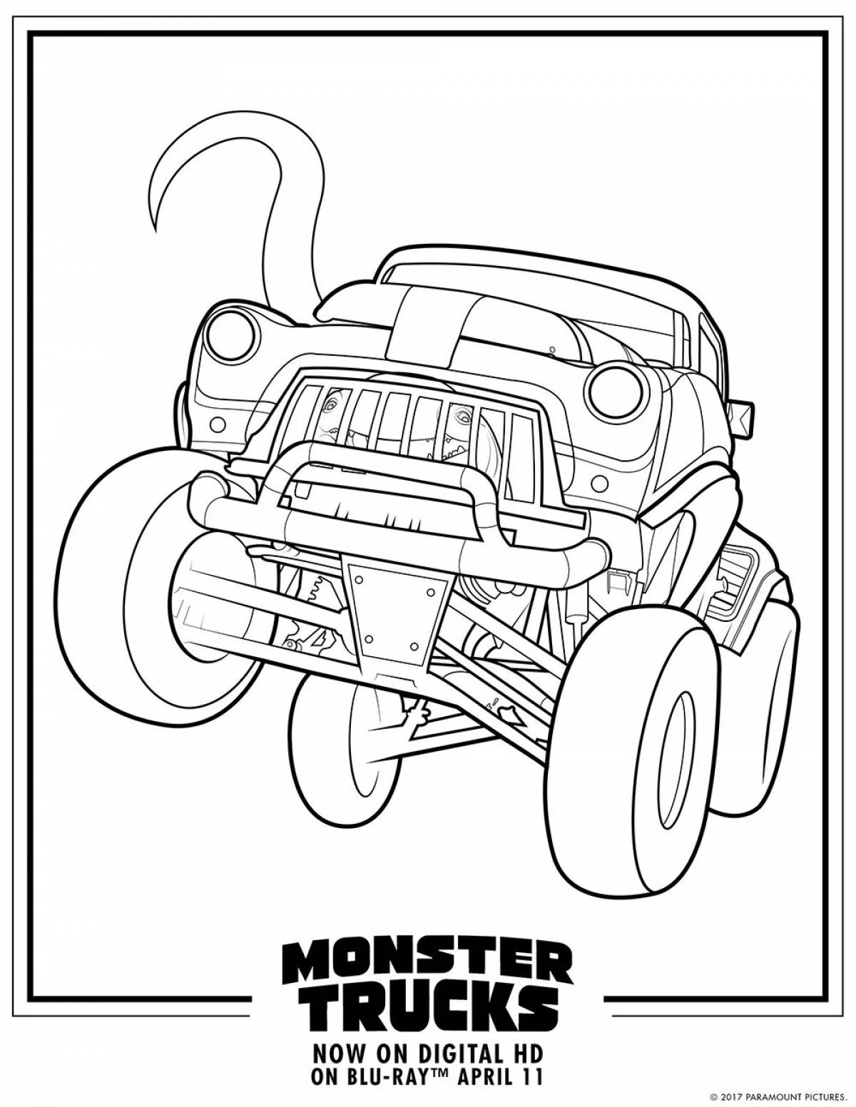 Shark monster truck #10