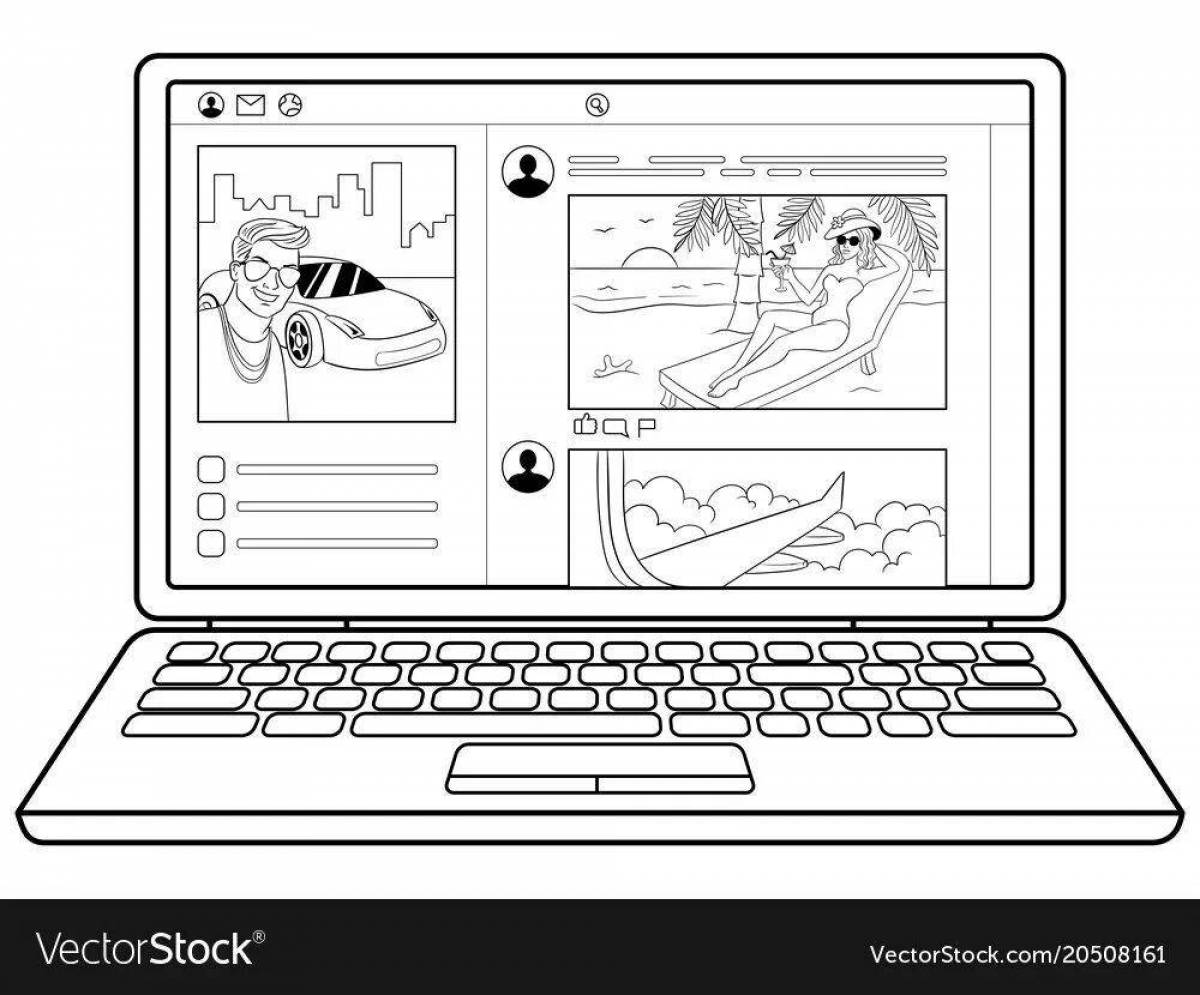 Radiant coloring page pc hd