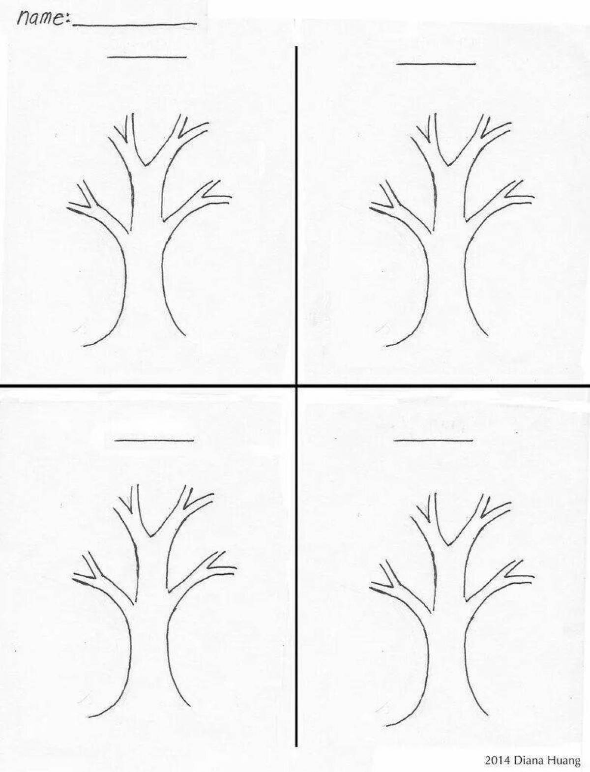 Тест 4 дерева. Дерево трафарет для рисования. Трафарет "дерево". Трафарет дерева для аппликации. Трафареты деревьев для рисования для детей.