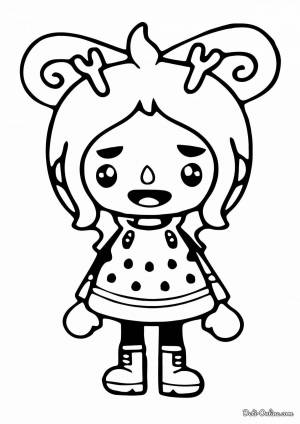 Coloring Pages Girls from tok boka (39 pcs) - download or print for ...