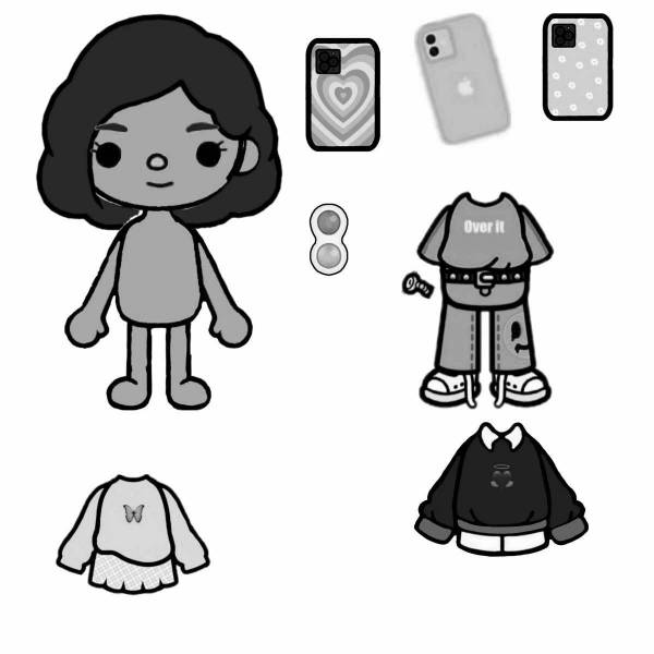 Coloring Pages Clothes for toki boki (36 pcs) - download or print for ...