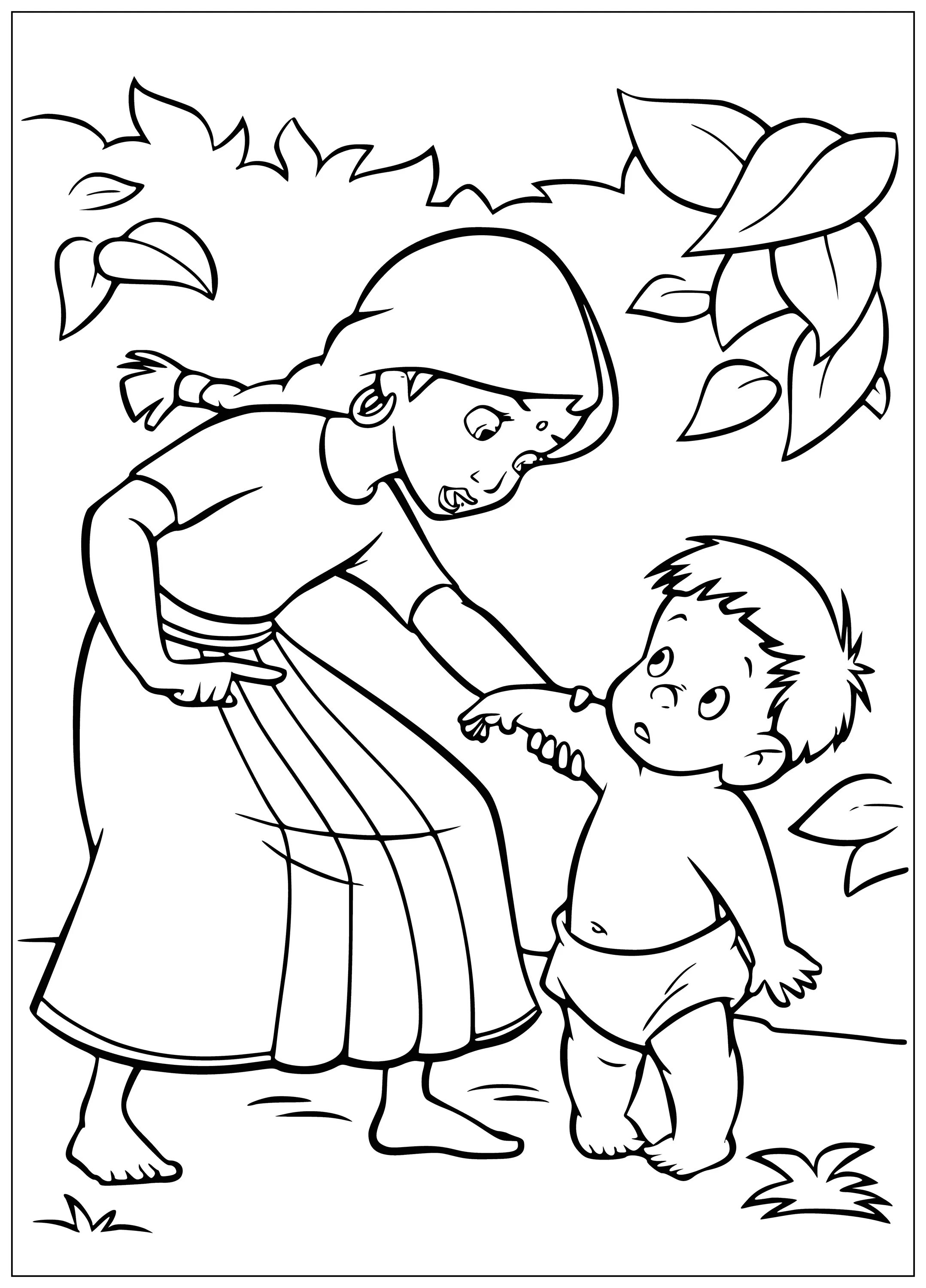 Nice brother and sister coloring pages
