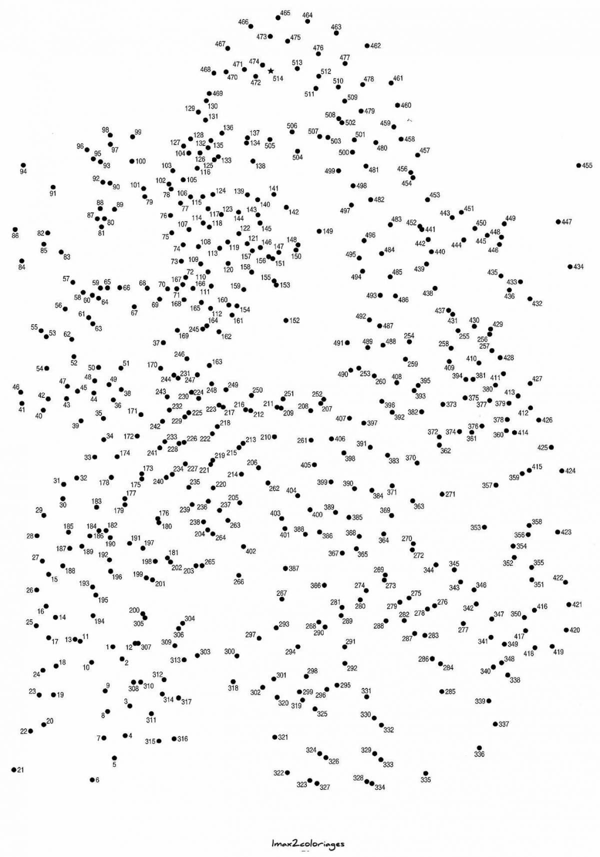 Color coloring connect by numbers