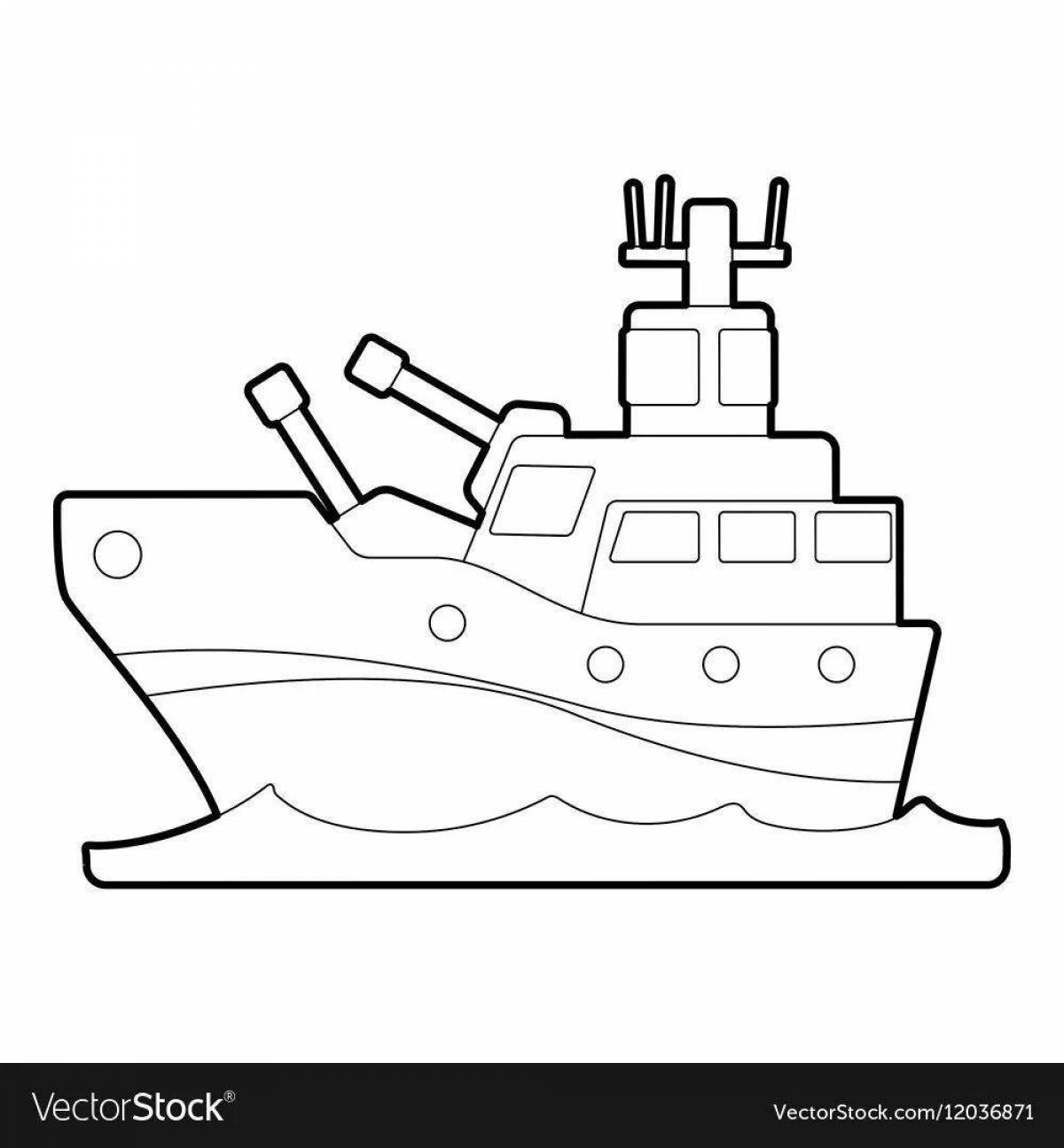 Animated aircraft coloring page
